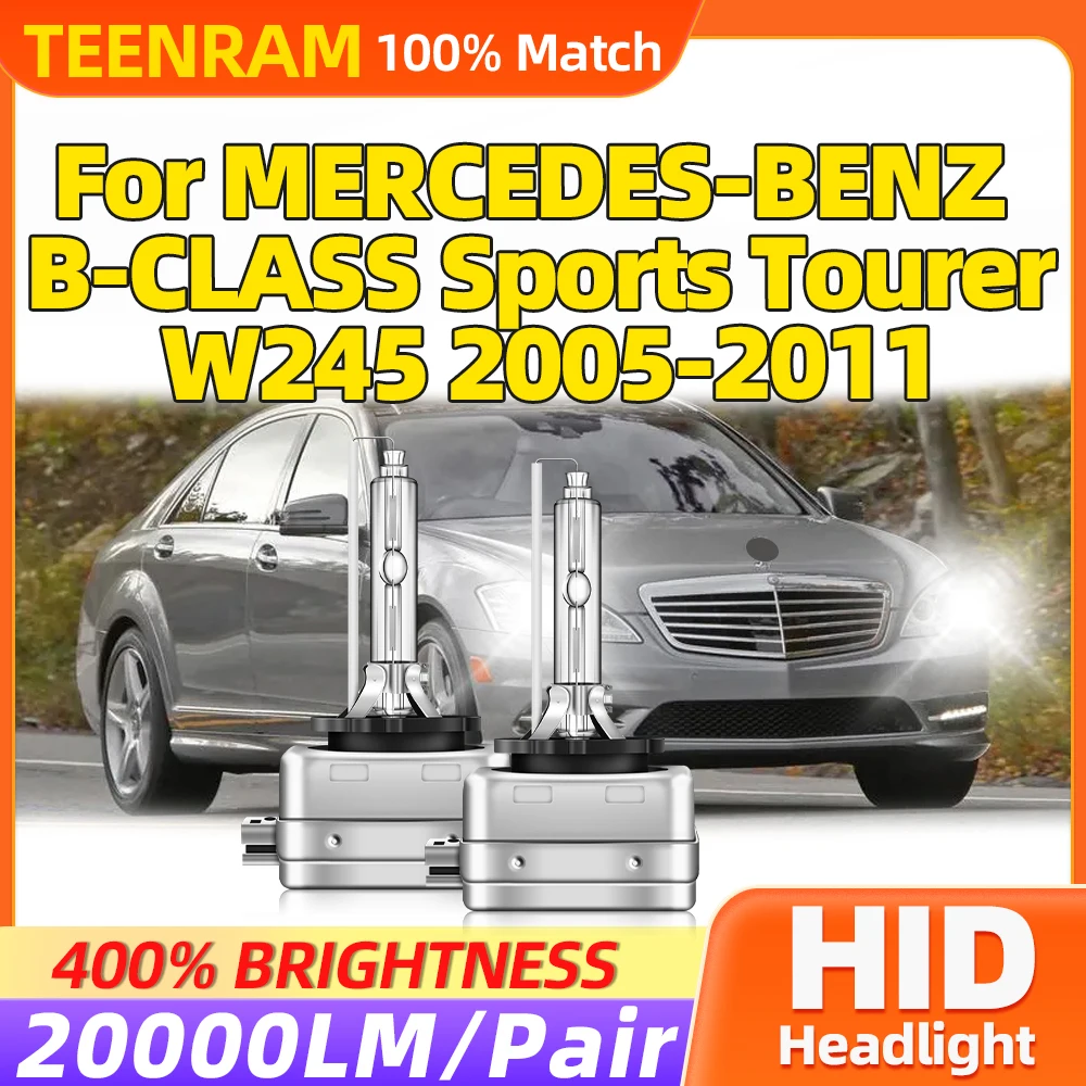 35W D1S HID Xenon Lamp Bulbs 6000K White 12V Car Headlights For MERCEDES-BENZ B-CLASS Sports Tourer W245 2005-2009 2020 2011