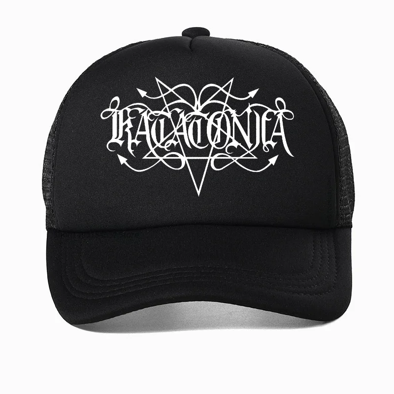 Katatonia Dead End Kings Men Baseball cap fashion Swedish Metal Band Katatonia hat cool Summer Mesh Trucker Caps Gorras