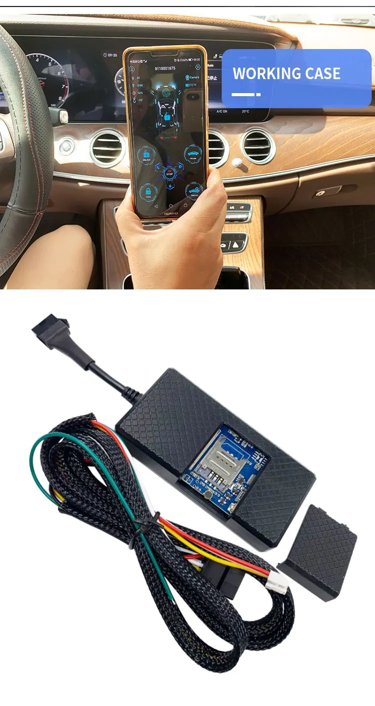 Topbest Alarmes remotos universais para carro Sistema de entrada sem chave automática Botão de parada de partida