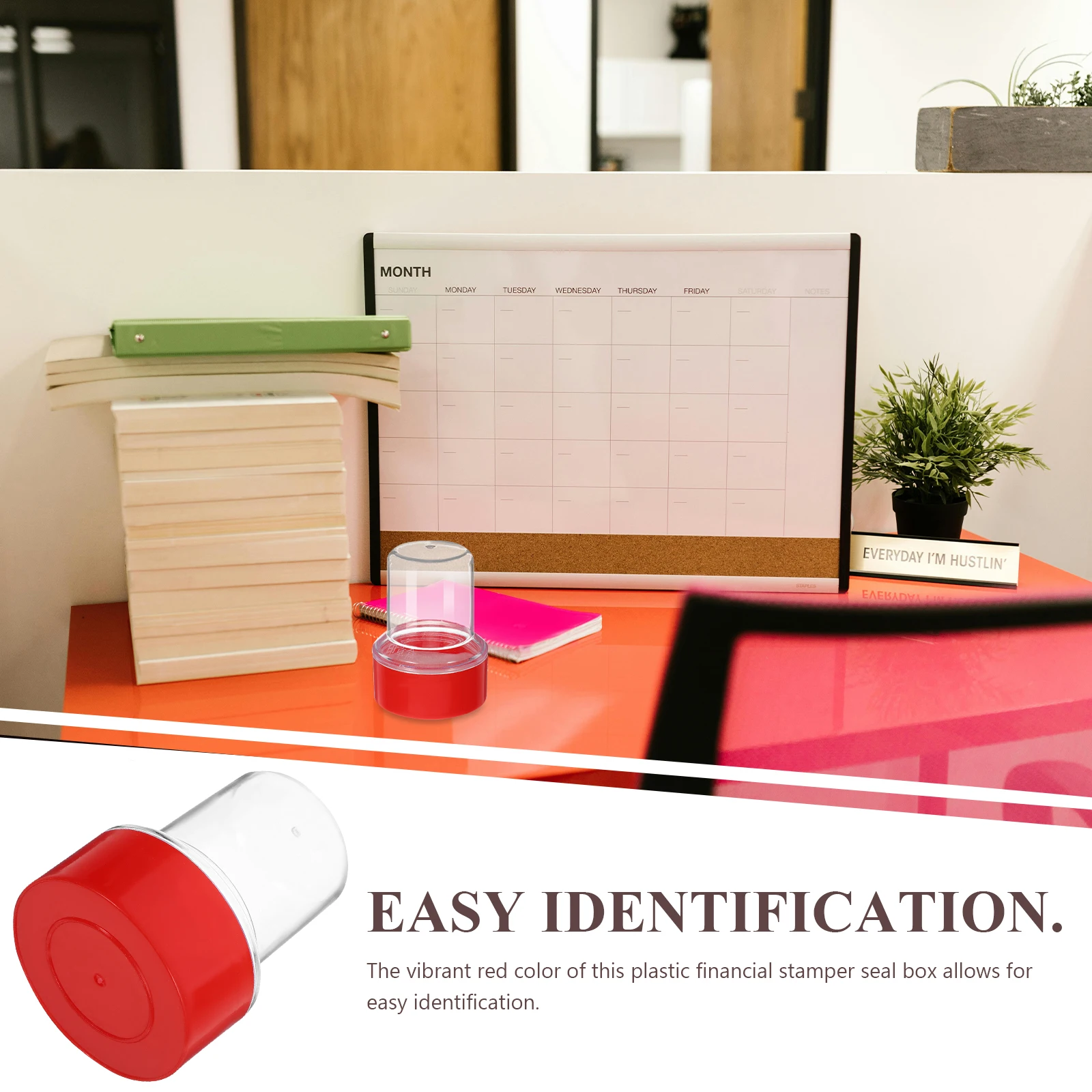 

10Pcs Transparent Stamp Holder Box Portable Elegant Design for Stamps Accessories Clear Storage Containers Storage Box