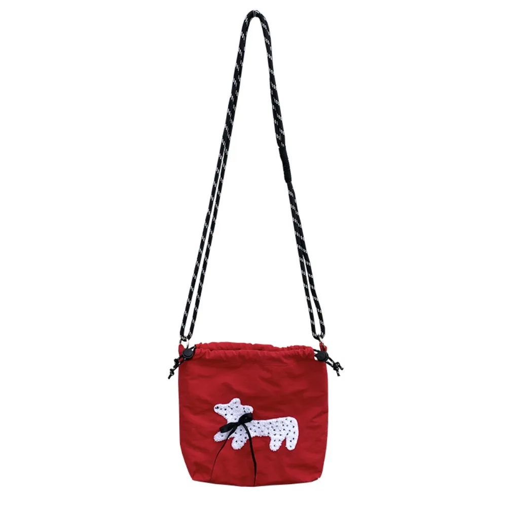 

Нейлоновая сумка через плечо с героями мультфильмов, многоцветная большая вместительная сумка через плечо на шнурке, сумка для монет с вышивкой, пакет для мобильного телефона, дорожный пакет