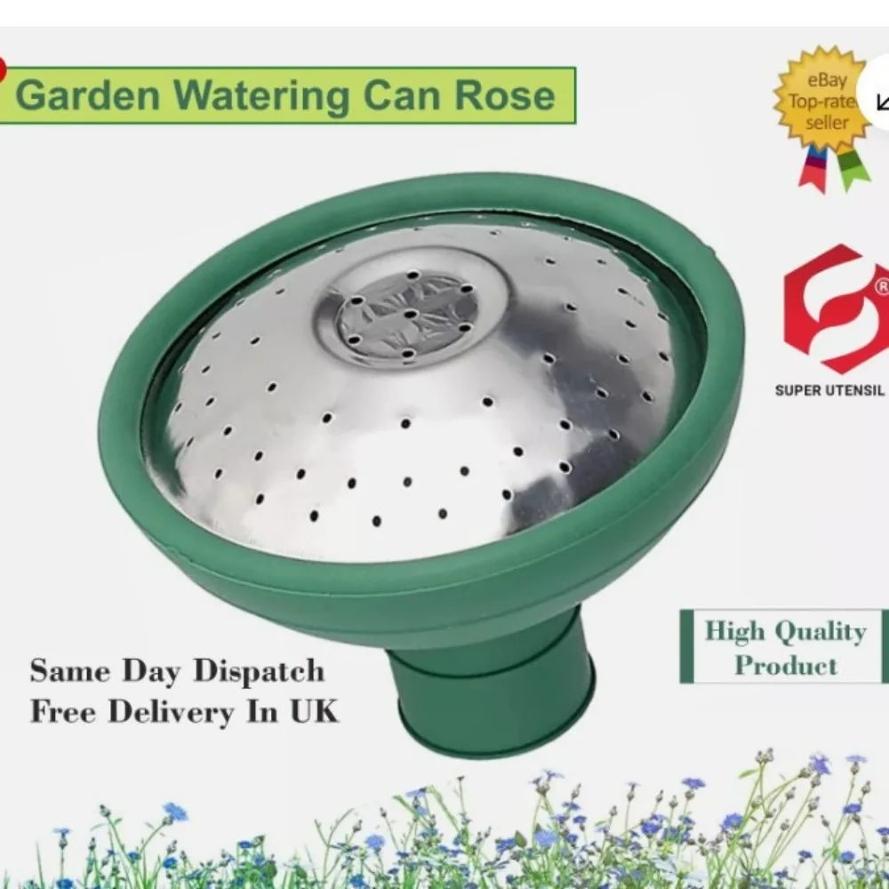 

2pcs Shock-proof Watering Can Head Widely Compatible Adjustable Sprayer Nozzle Water-saving Plastic Garden Kettle Sprinkler