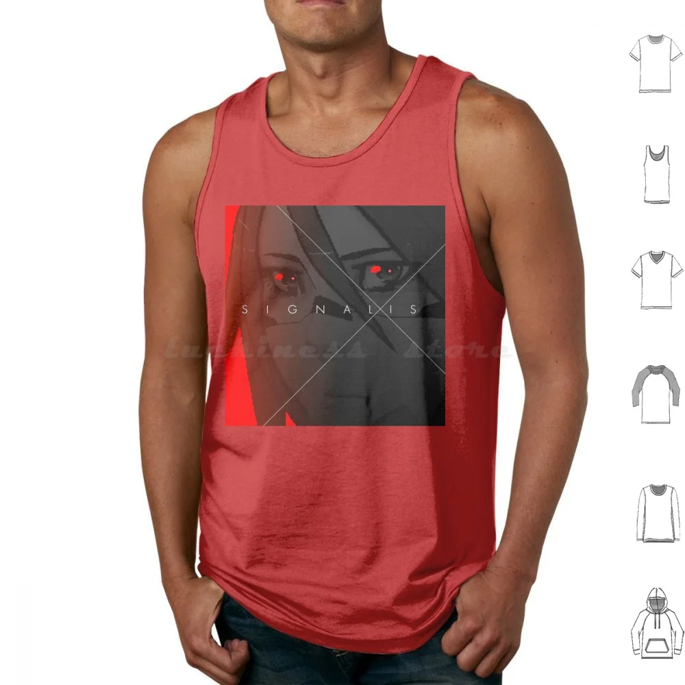 Signalis Game Tank Tops Vest Sleeveless Signalis Signalis Game Signalis Endings Elster Elster Signalis Game Gaming Wifi Falke