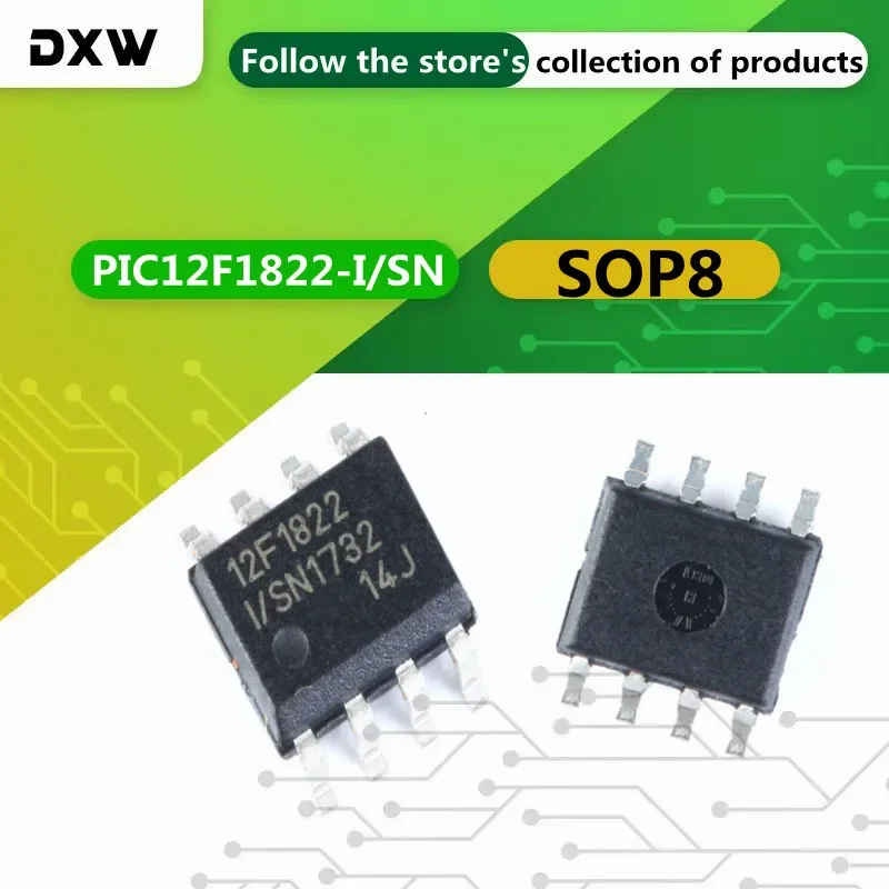 10Pcs 12F1822-I/Sn …