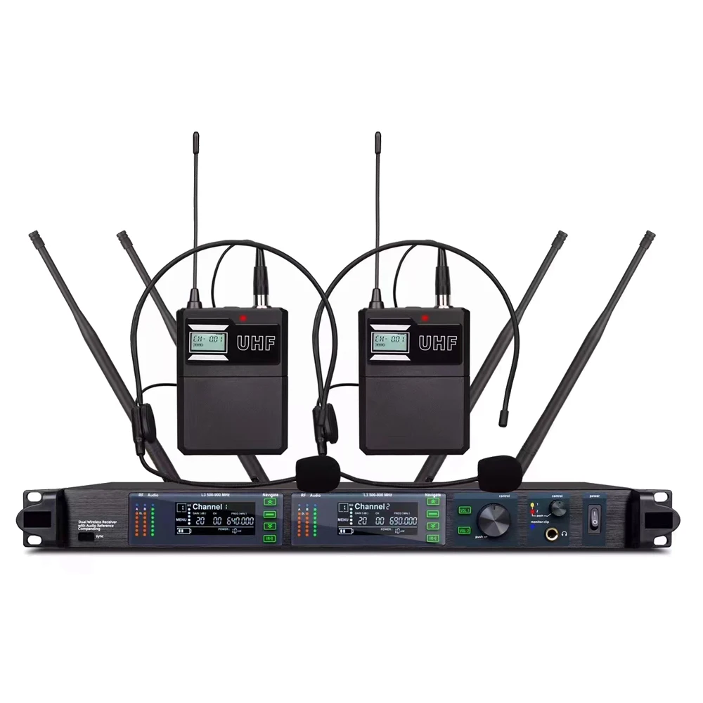 

MiCWL AD4D-II Digital Wireless Microphone System 200 Channel Headset Cardioid BodyPack Transmitter