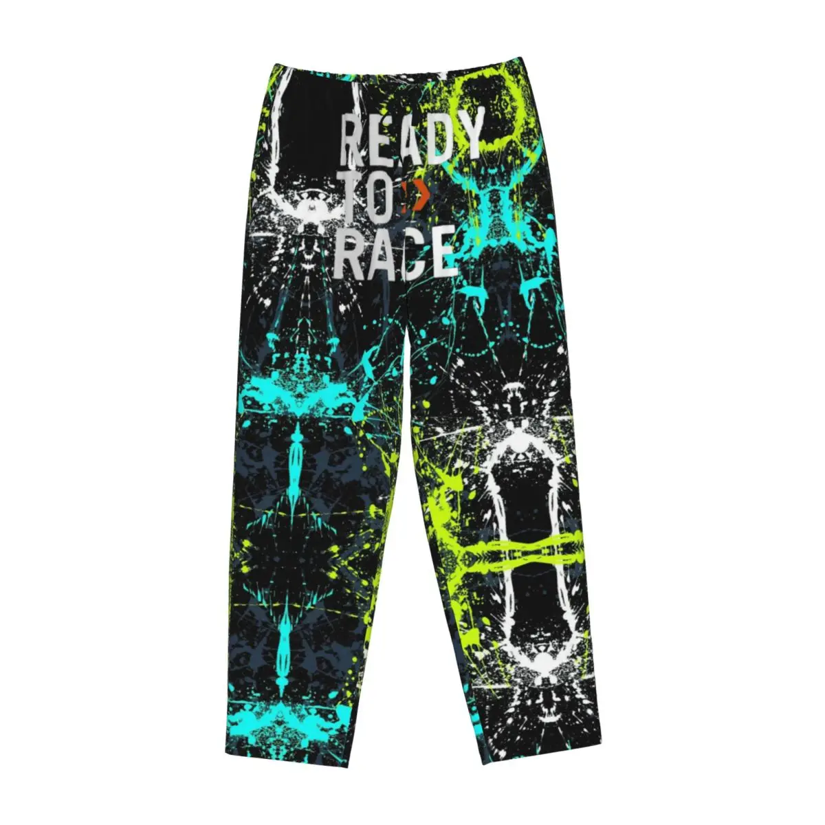 Custom Printed Ready To Race Pajama Pants Women's Enduro Motocross Bitumen Bike Life Sleep Sleepwear Bottoms with Pockets