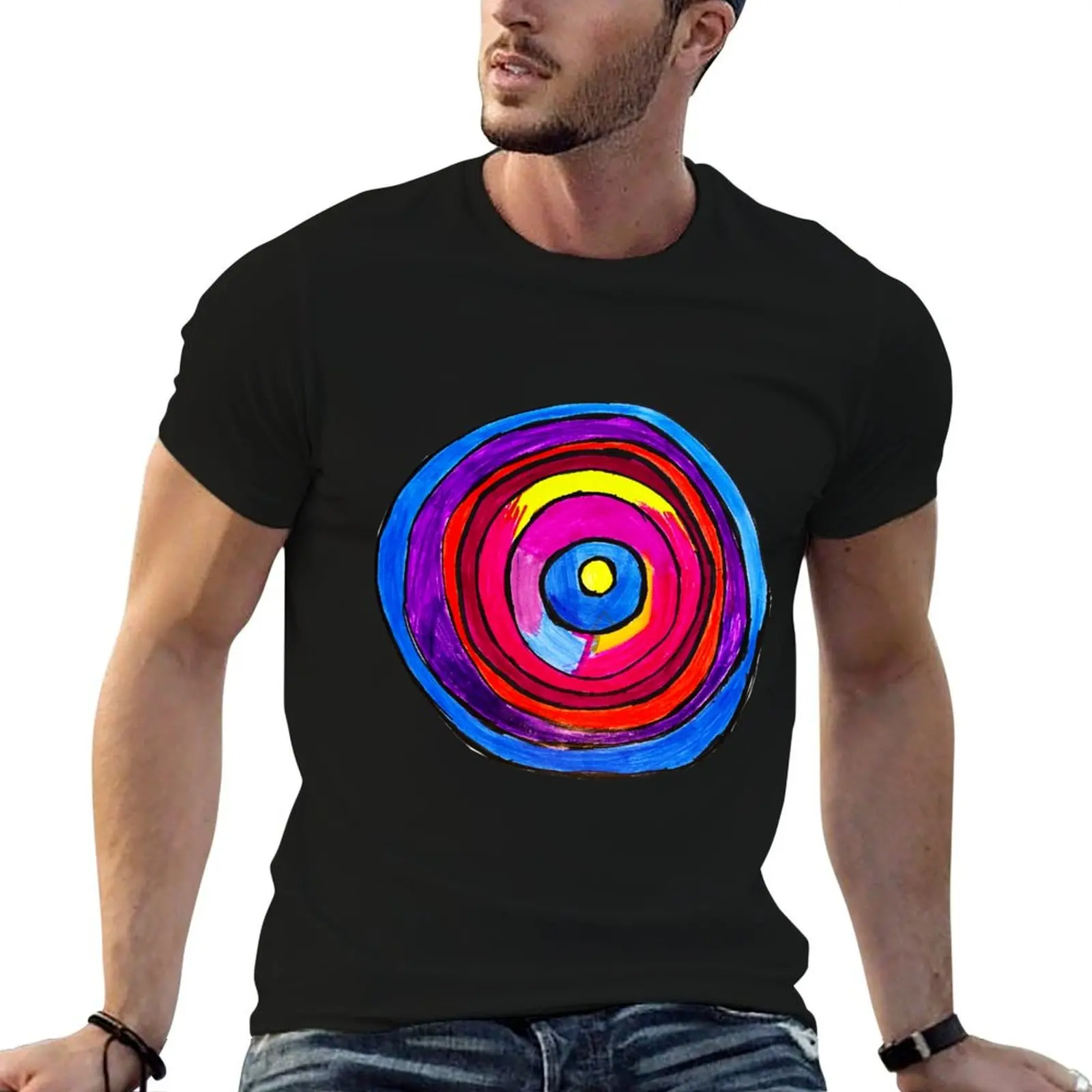 Colorful Circle by Toni G. T-Shirt essential t shirt printed t shirts for man man t shirt designer T-shirt