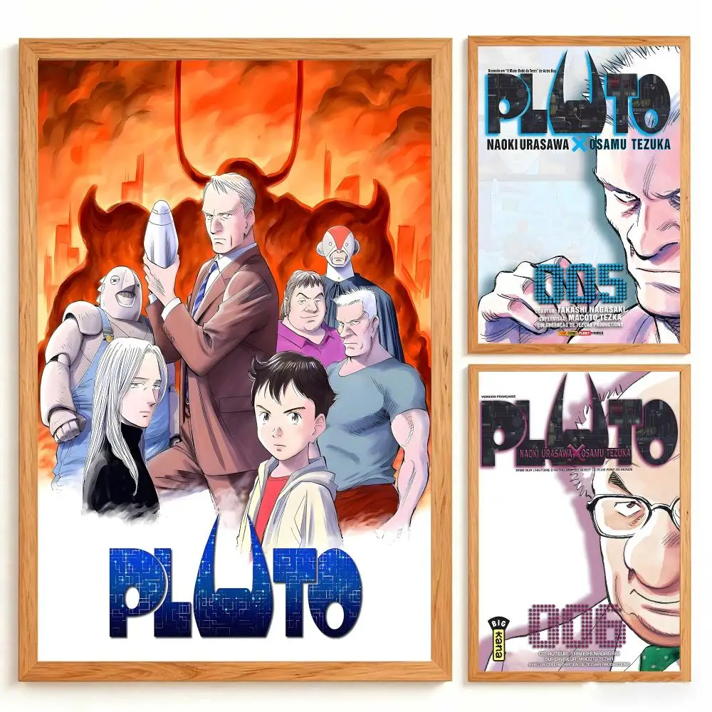 Anime PLUTO Poster Wall Art Poster Prints Home Wall Decor Gift for Living Room, Bedroom Bar & Parlor