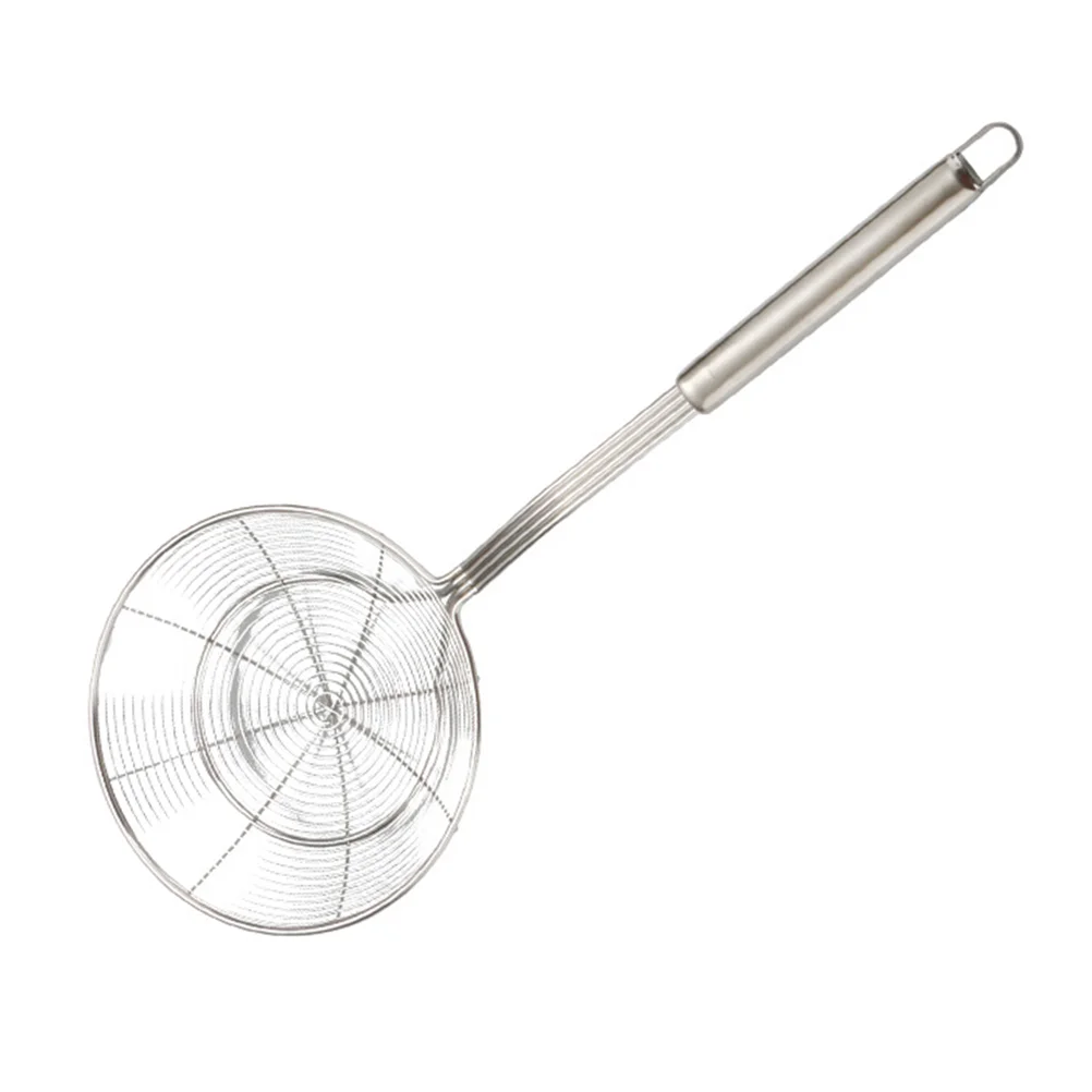 French Fries Mesh Colander Basket Metal Oil Filter Strainer Stainless Steel Soup Noodles