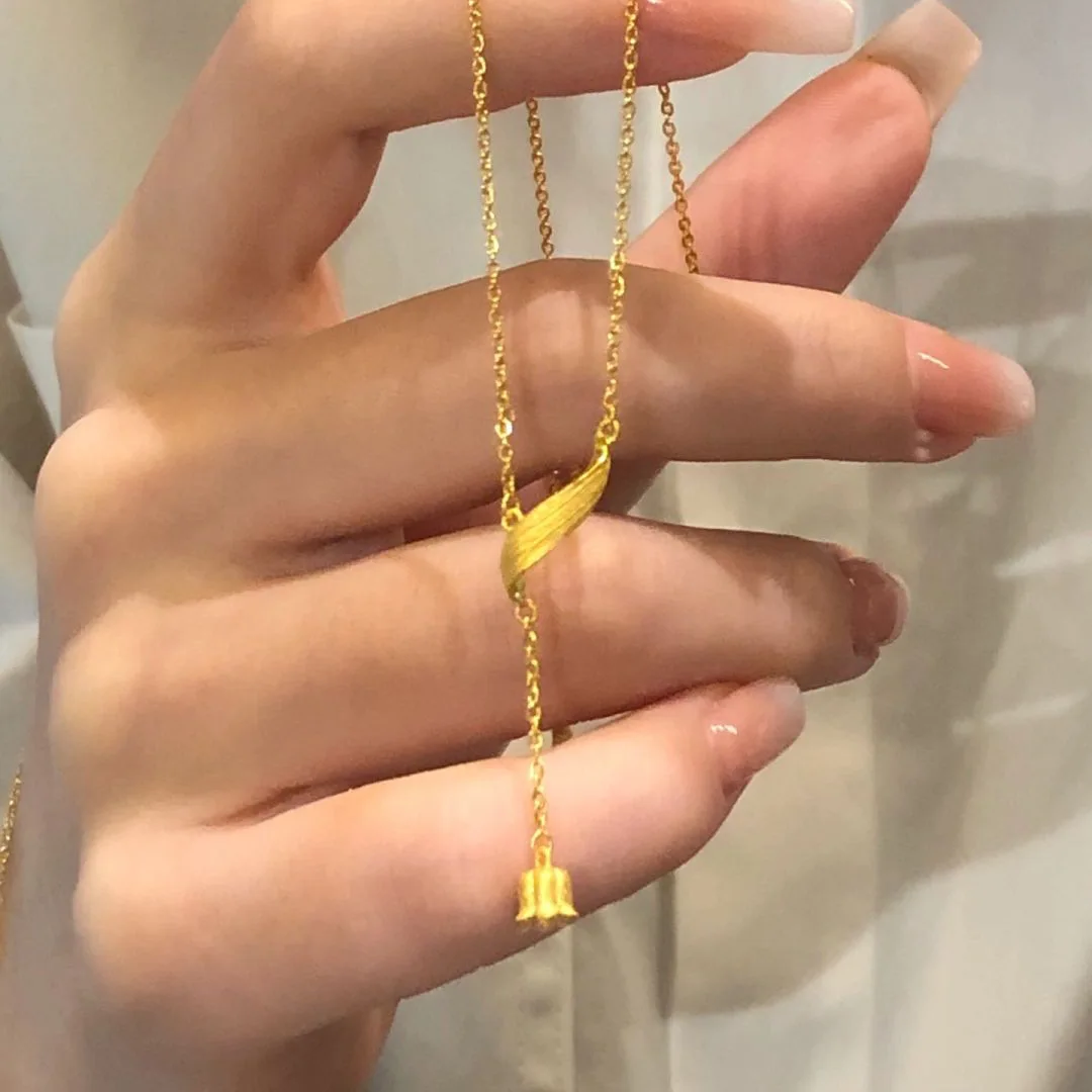 Inspiration Simple and winding lily of the valley Necklaces New in Simplicity Fashion collar Chain Party fine Jewelry Gifts