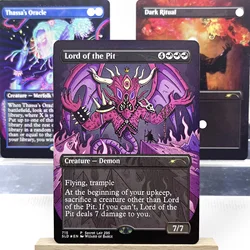 SLD HOLO2-Ⅰ01 Tcg proxy cards magical Lord of the Pit Thassas Oracle Dark Ritual Phyrexian Tower Mental Misstep Sliver gather