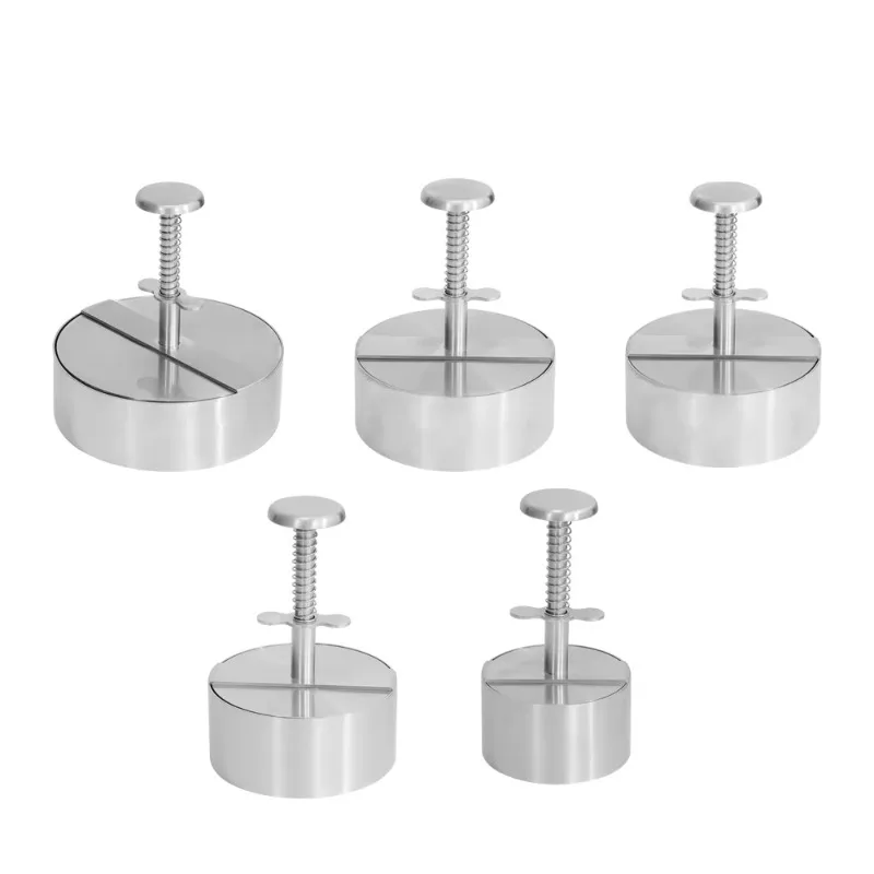 

Stainless Steel Hamburger Patty Maker Home Kitchen Metal Cooker for Meat & Poultry Smash Burger Press Tool