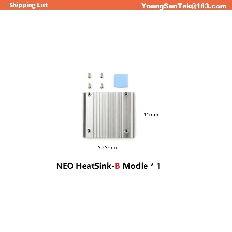 

Комплект радиатора Type-B для платы NanoPi Neo, Core, Air и Neo2, алюминиевый металлический радиатор с ЧПУ