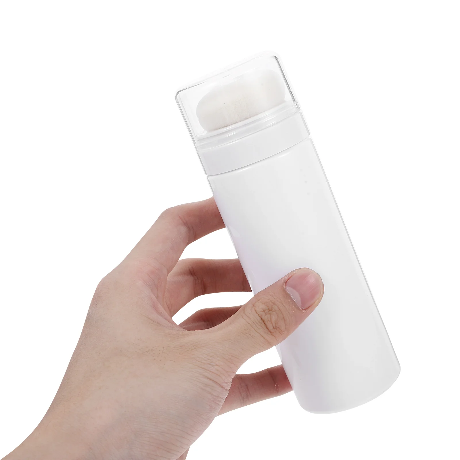 2 Pcs Wipes Infant Powder Storage Bottle Puff Automatic Portable Baby Talcum Holder Gifts for New Mom Travel