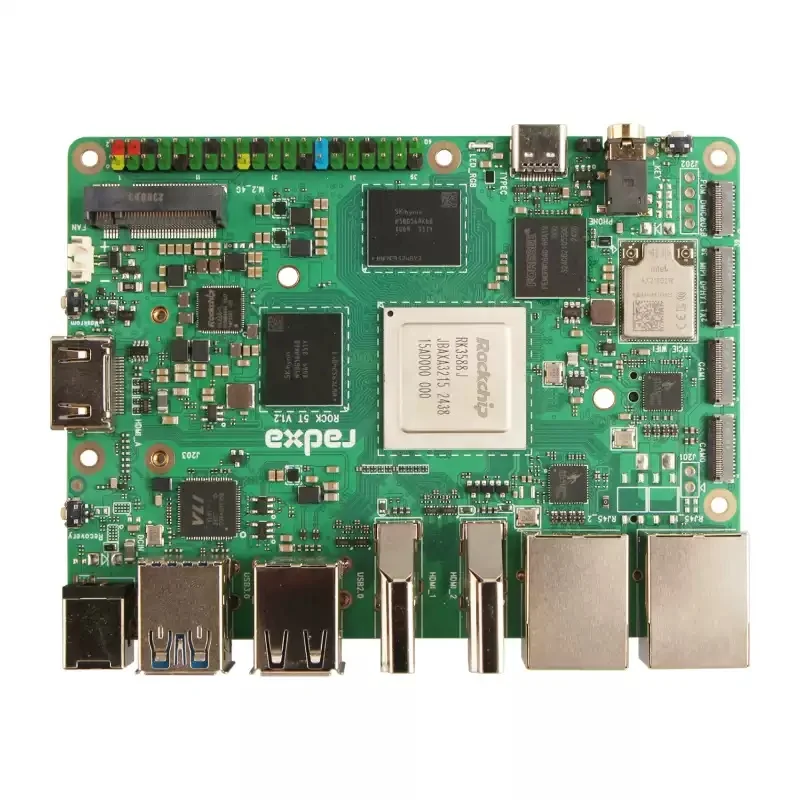 Radxa Radxa ROCK 5T RK3588,rockchip, 8-Core CPU Dual 2.5G Ethernet Ports LPDDR5 Industrial Grade