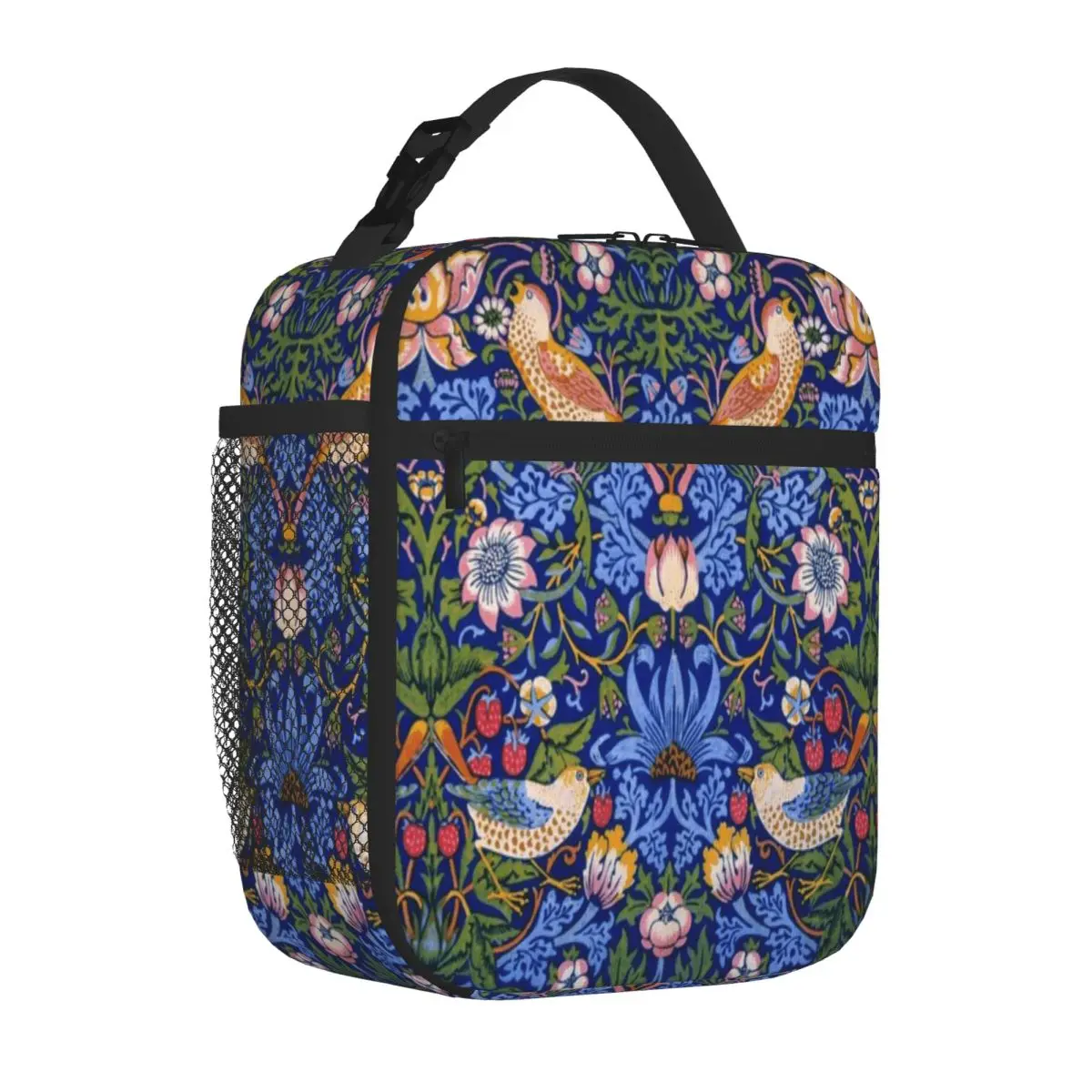 Hot Sale William Morris The Strawberry Thief 1 Transparent Detail Snack Bag Overnight Trip Camping Lunch Bag
