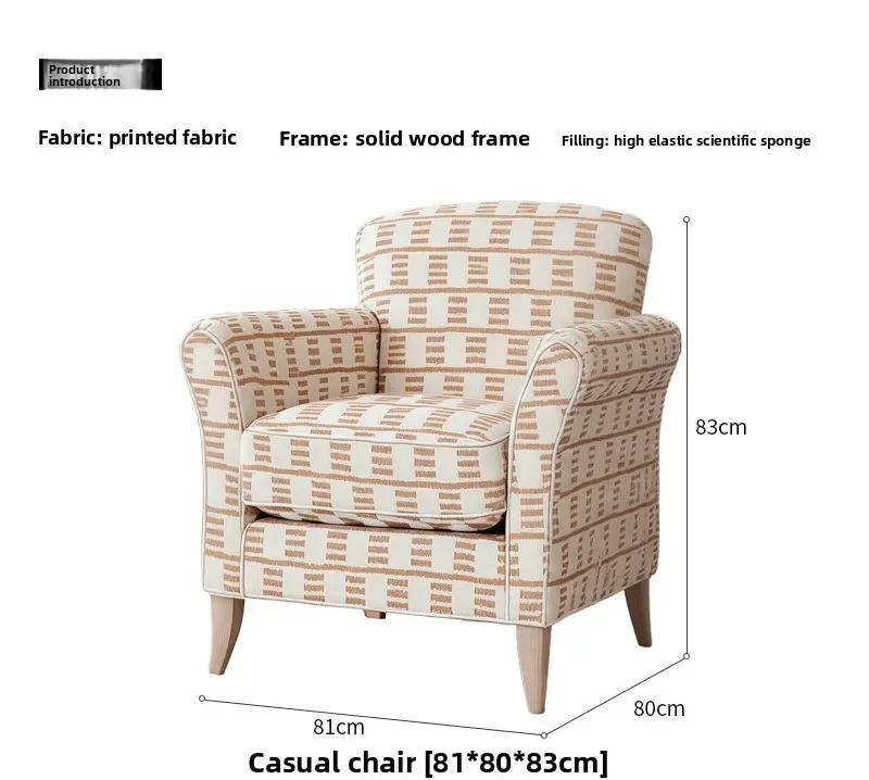 Plaid en tissu rétro américain, canapé simple, salon, maison, chambre à coucher, style antique français