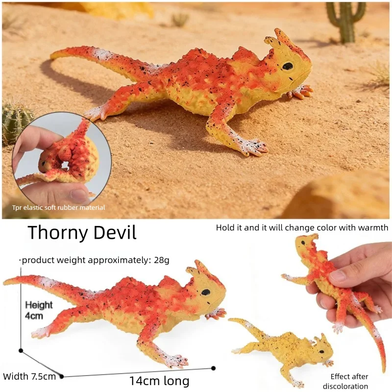Oenux Original Realistic Lizard Reptile Model Temperature Sensing