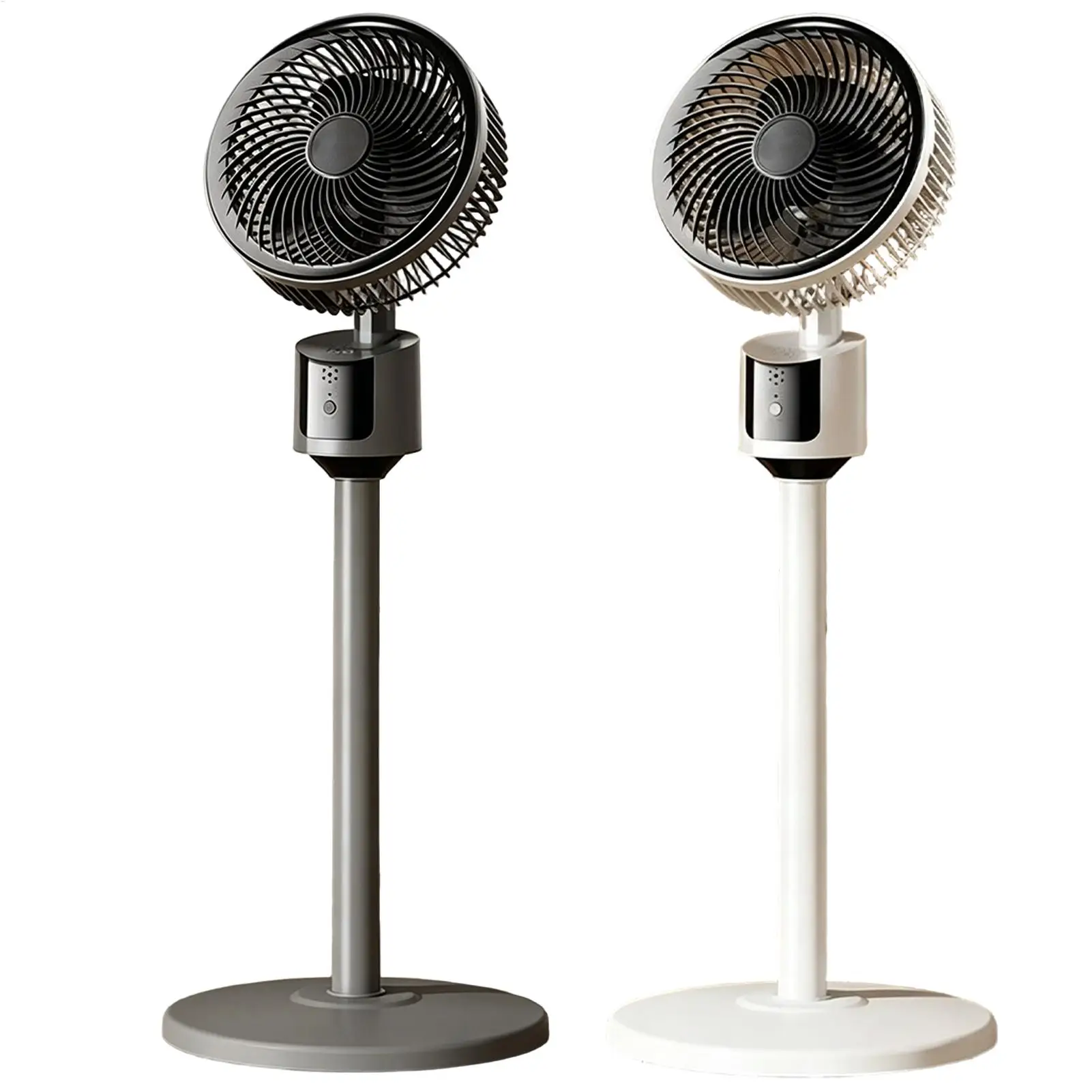 Ventilador de Piso Silencioso com 3 Velocidades, Ventilador de Resfriamento USB para Circulação de Ar em Casa, Altura Ajustável para Quarto, Escritório e Dormitório