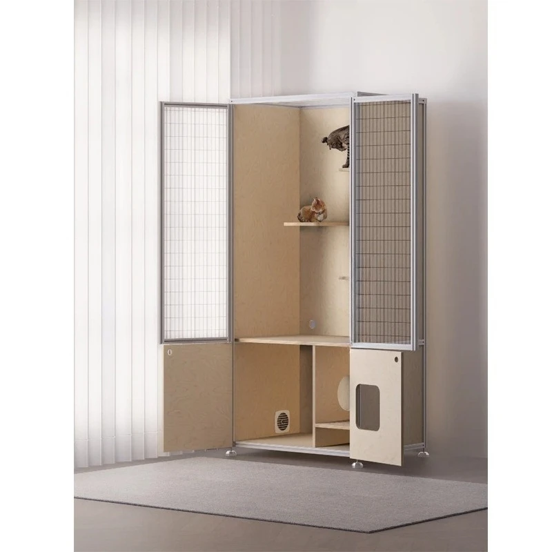 Ocean board cat cabinet Household cat house cat climbing frame integrated storage cabinet