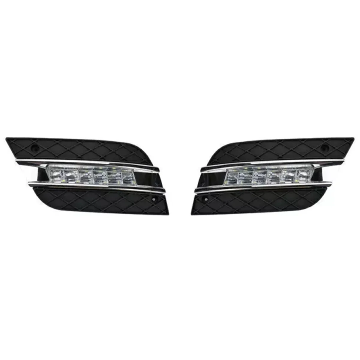 Front LED Fog Lights DRL Daytime Running Light for Mercedes Benz ML350 W164 ML300 ML320 2010-2011