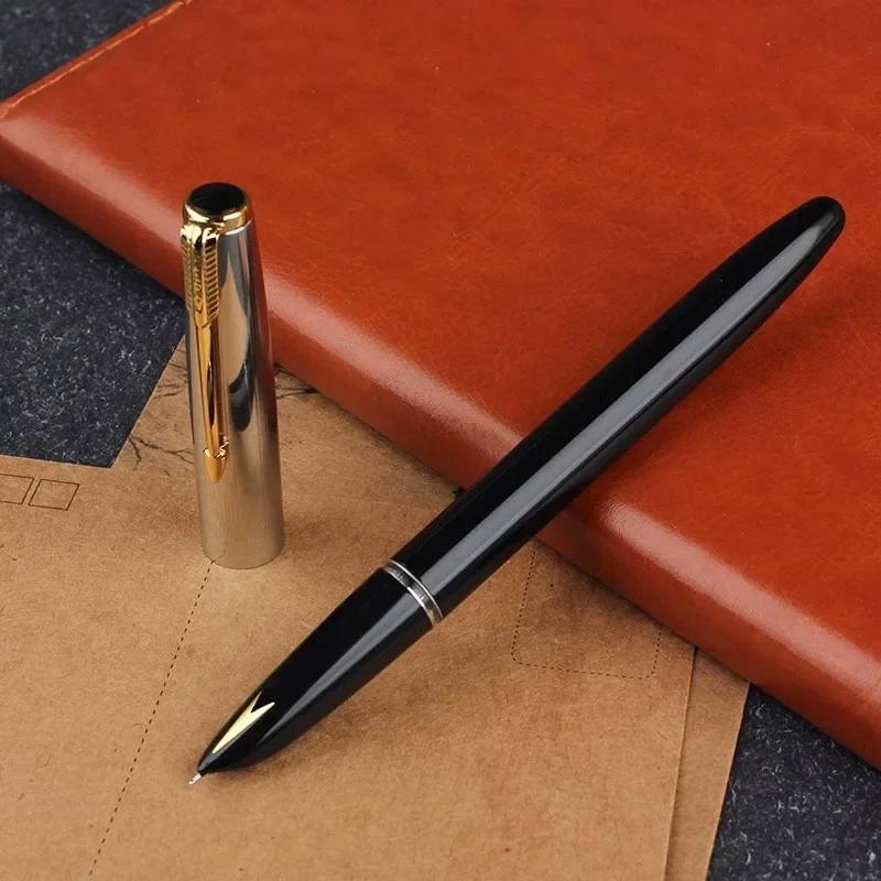 Hero Pen 616s Mental Fountain Pen EF F M Nib  Ink Pens Student School Business Stationery Supplies Gifts Writing Practice