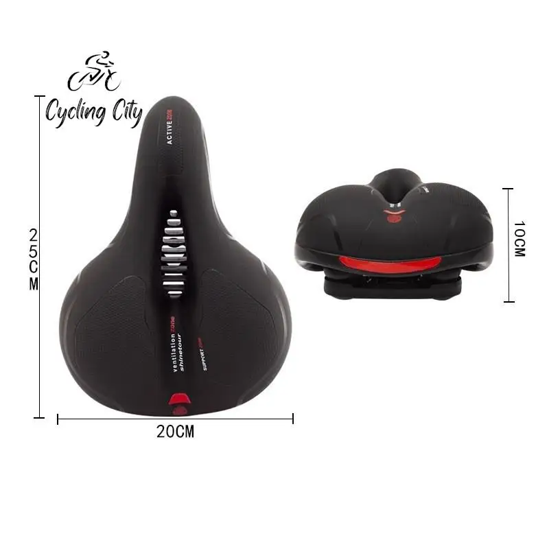 Mountainous Bicycle Saddle Reflective Bicycle Seat Road Seat Hollowed Out Cycling Equipment Bicycle Seat Cushion Carbon Saddle