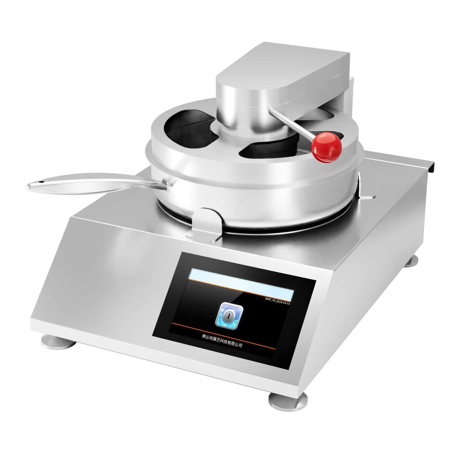 Macchina per friggere completamente automatica Ristorante Macchina per riso fritto Ristorante fast food Robot intelligente rotante