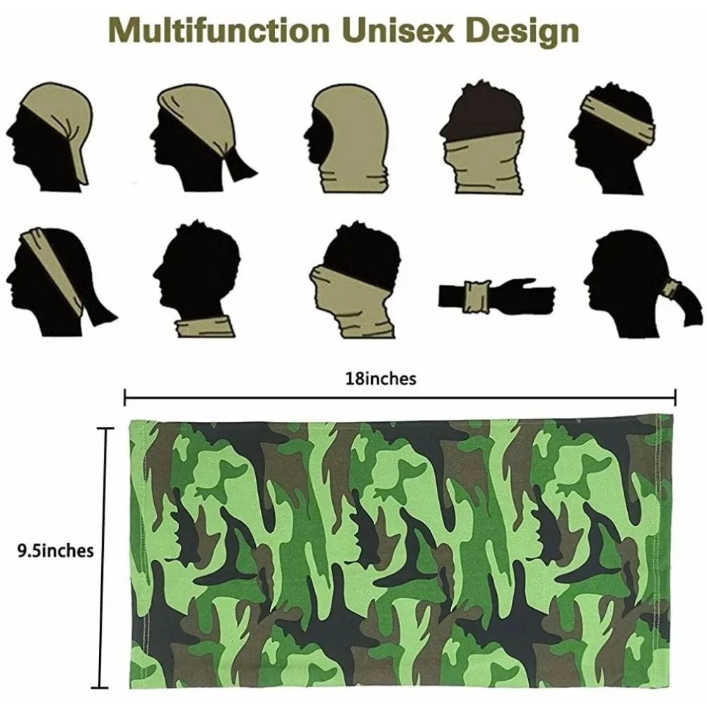 男性と女性のための多目的ターバン,乗馬スカーフ,サイクリングバンダナ,ネックカバー,日焼け止め,アイスシルク,屋外釣り,ハイキングの帽子,マスク