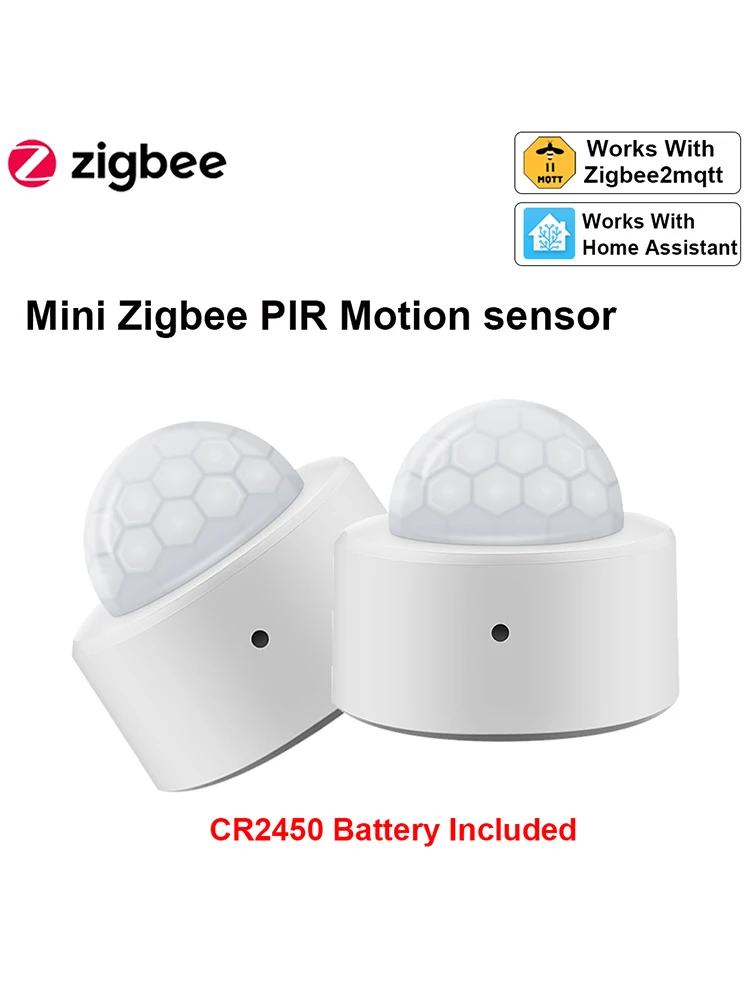 Haozee 2 w 1 Zigbee Mini PIR Czujnik Ruchu + Jasny Lux Światło Pasywny Podczerwień Alarm Bezpieczeństwa Antywłamaniowy — zdjęcie 2