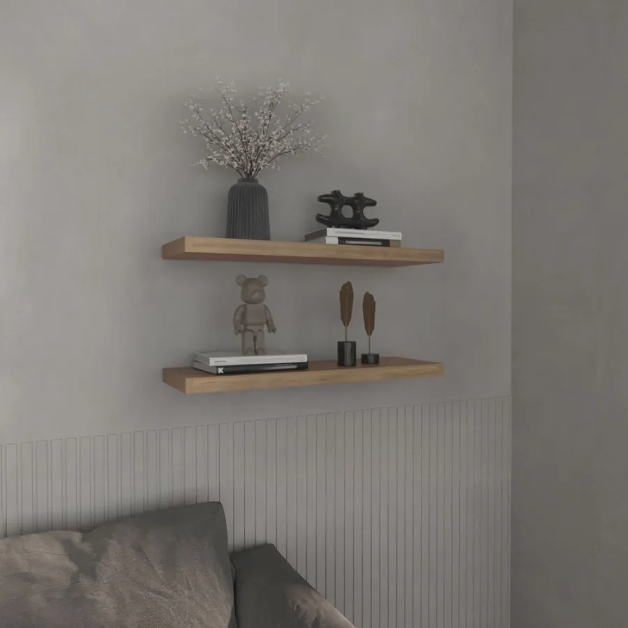 

Floating Shelves 1.50 H 2 Shelves Pine