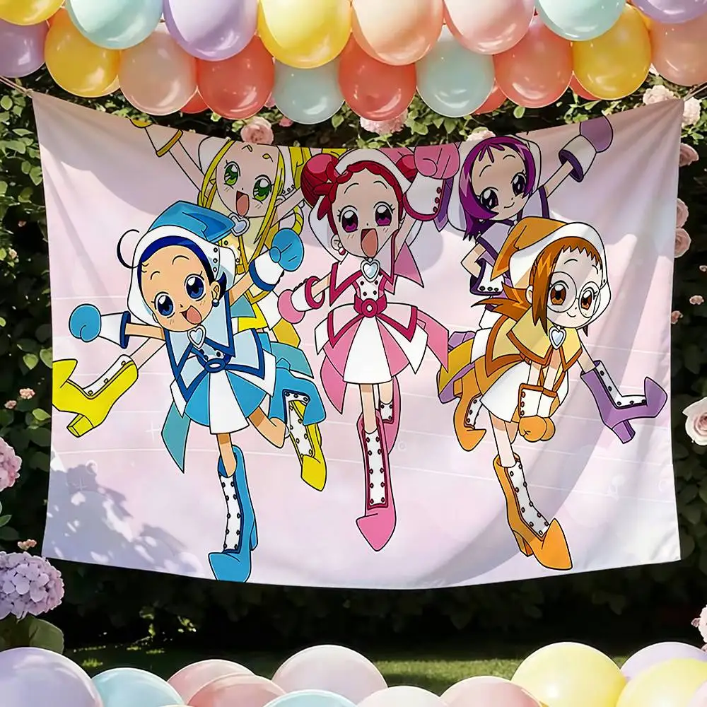 ANIME D-DoReMi Ojamajo Doremi Flags Wall Hanging Tapestry Outdoor Garage Room Decorative flag Background Blanket 2