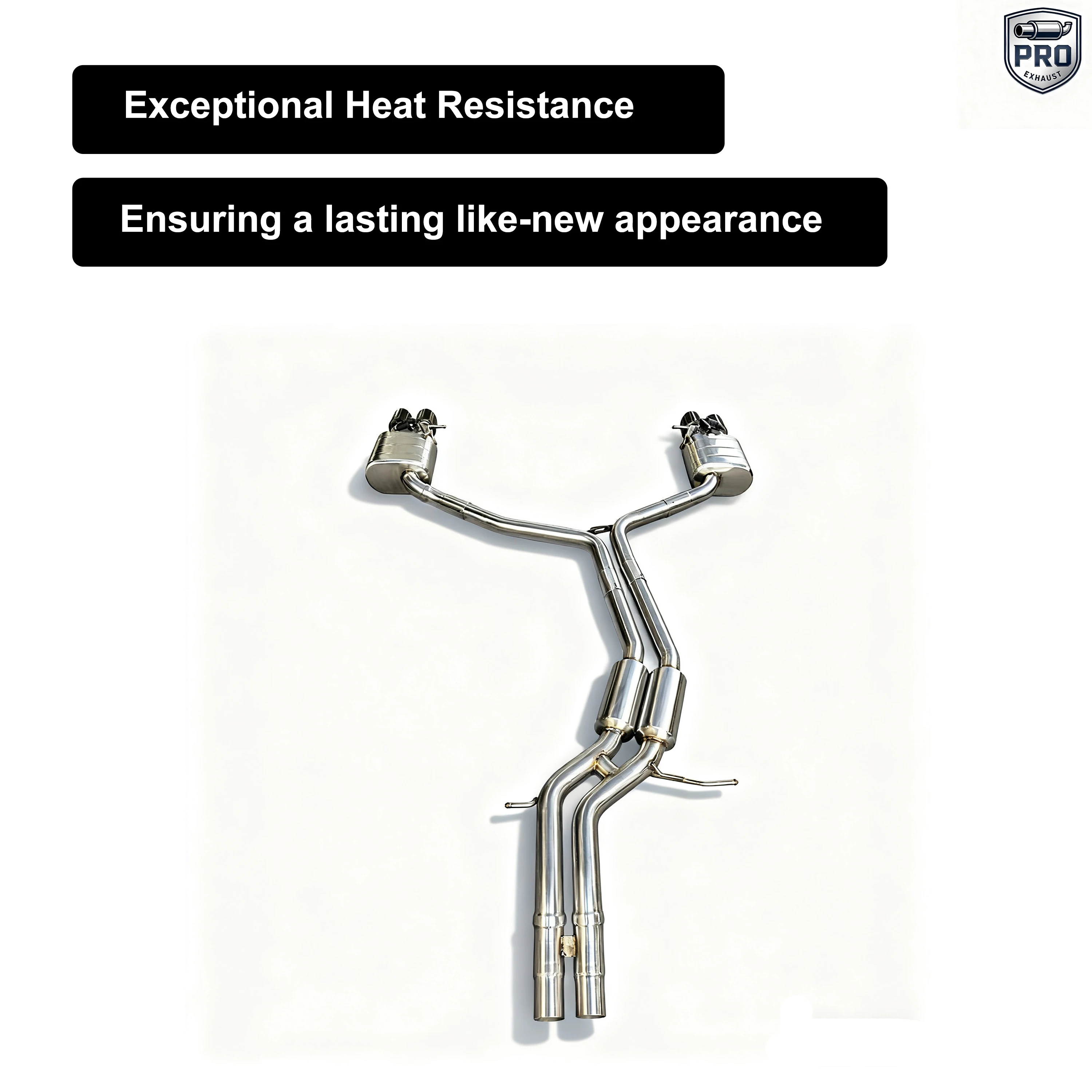 PRO Valvetronic Exhaust Catback for Audi S4 S5 B8 B8.5 3.0T Stainless Steel Sport Catback Exhaust System With Good Quality