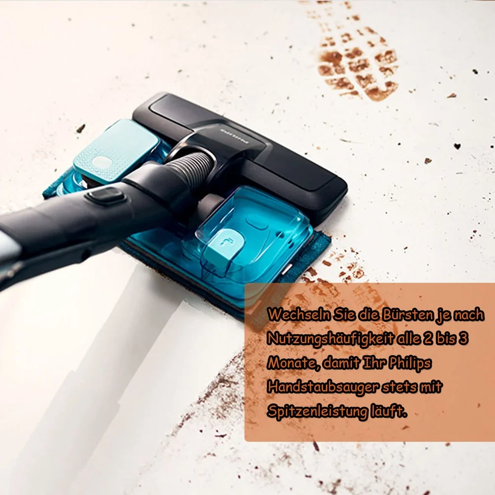 قطع غيار الفرشاة الرئيسية المتوافقة مع ملحقات المكنسة الكهربائية Philips FC6728/01، FC6726/01، FC6725/01