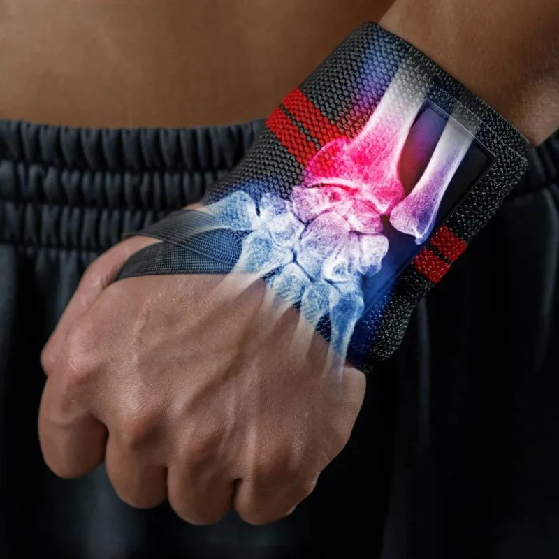 Adjustable Wristband Wrist Support Sports Brace Straps Extra Strength Weight Lifting Wraps Bandage Fitness Gym Training