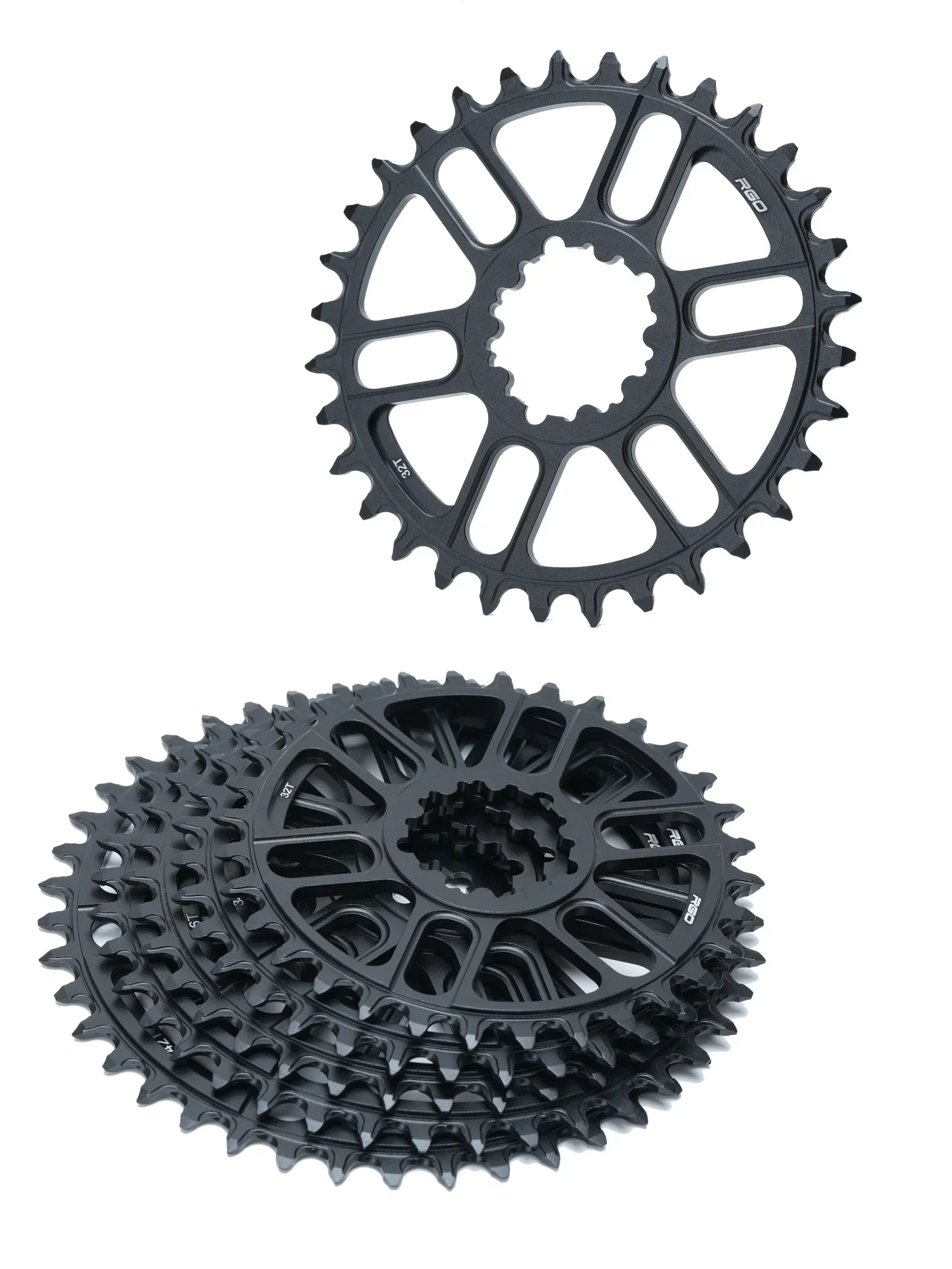 RGO 1 X 10 11 12-Gang-Kurbelgarnitur Eagle Tooth für MTB XC / TR / AM 170 mm, 32T/34T/36T, BB68/73 Kettenblatt – Detail 10