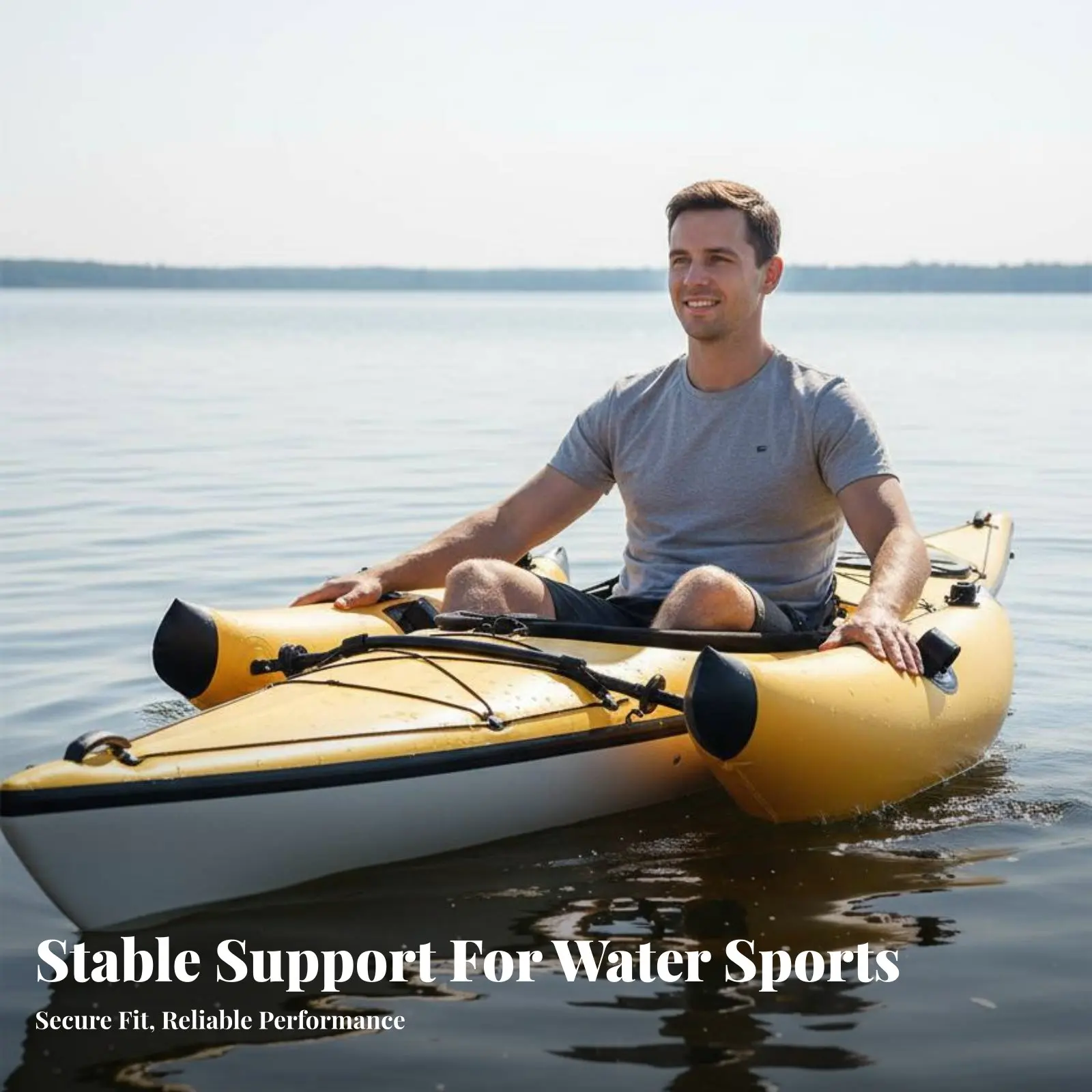 

Inflatable Kayak Side Stabilizer Anti-Tip Kayak Stabilizer System Paddling Craft Side Stabilizer Kit Lightweight & Portable Boat