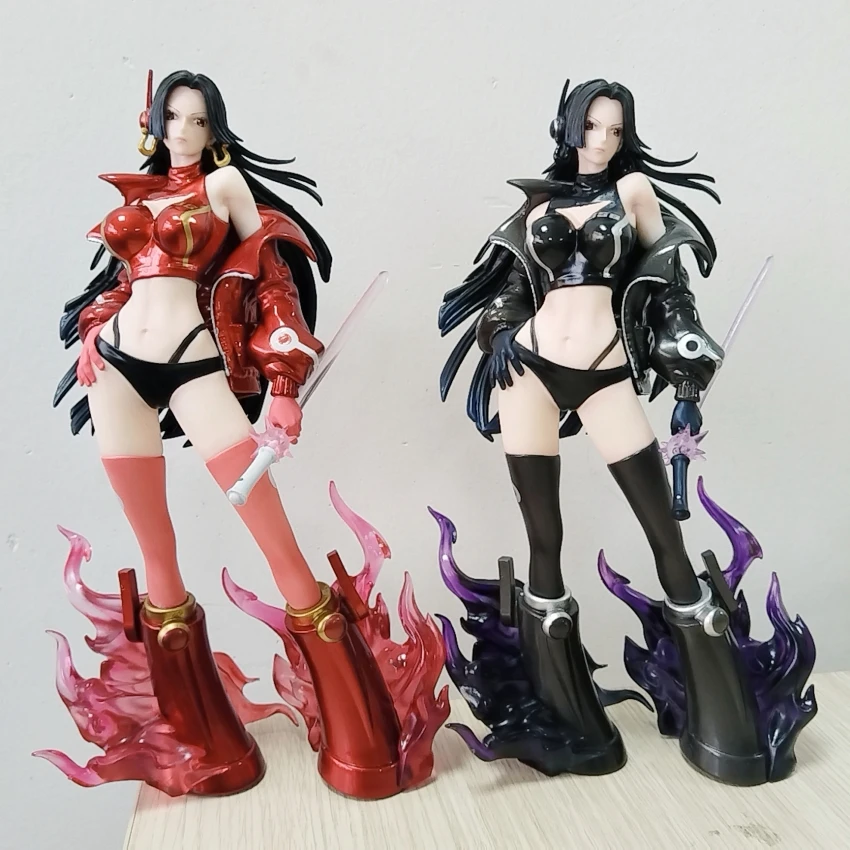 30CM One piece Boa·Hancock Two tone fighting GK girl Ver figure PVC Anime Action Toy Game Collectible Model Doll Gifts