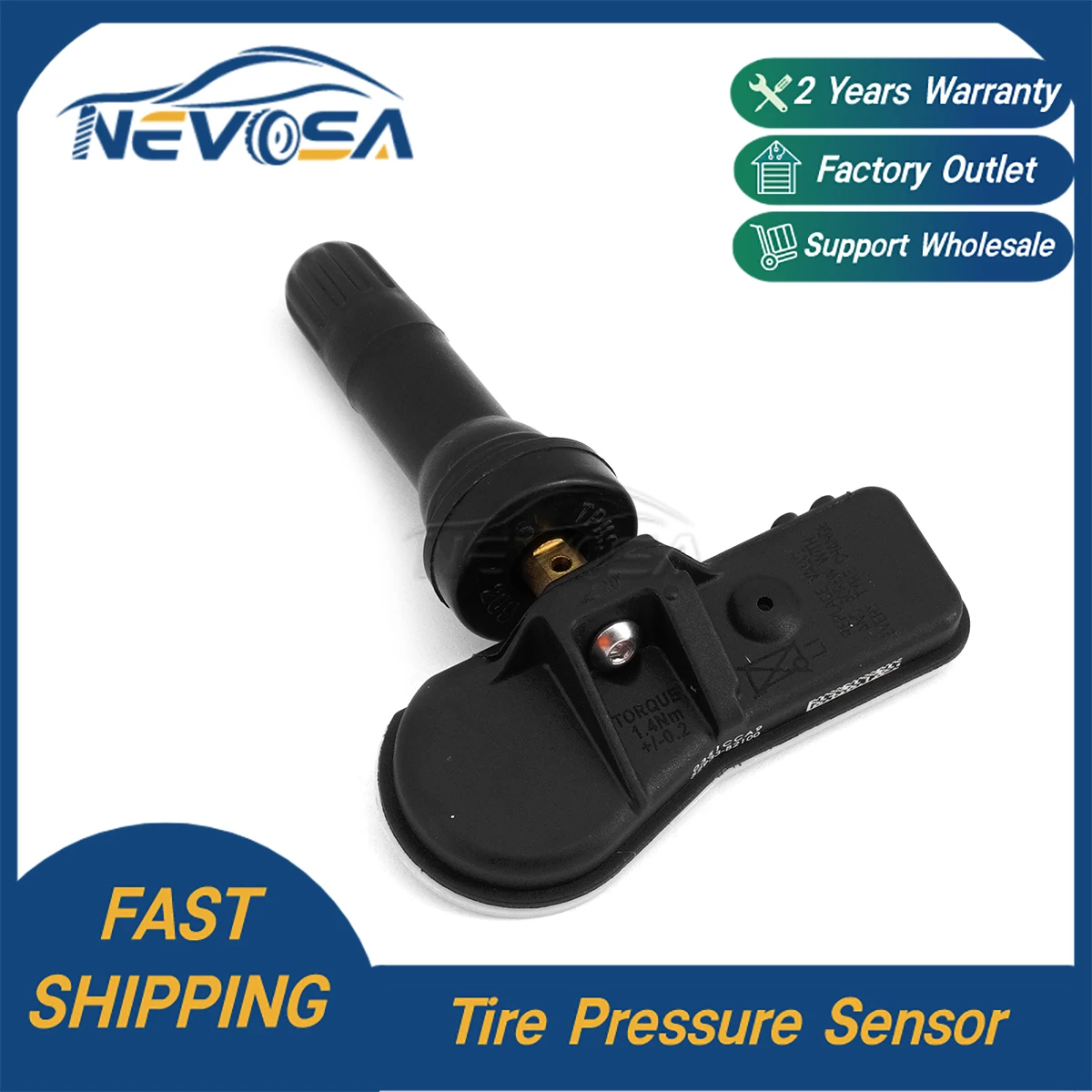 Nevosa 52933-B2100 TPMS Sensor For Hyundai Creta I10 Kia Soul Sedona Tire Tyre Pressure Monitor Sensor Tire Valve 52933B2100