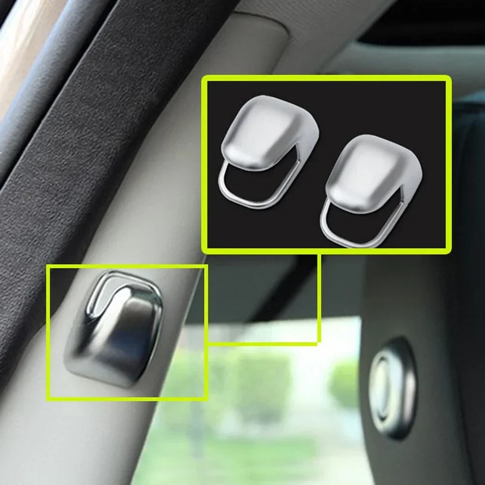 2PC Seat Safety Belt Buckle Protector Cover Trim For Mercedes-Benz C CLASS W205 C200 C260 GLC X253 E Class W213 E300 Accessories