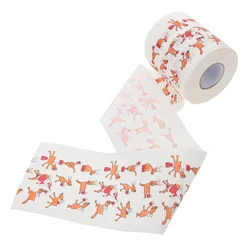 Papel higiénico navideño, tejido estampado navideño, suministros para el hogar, servilletas para decoupage, baño, estampado decorativo