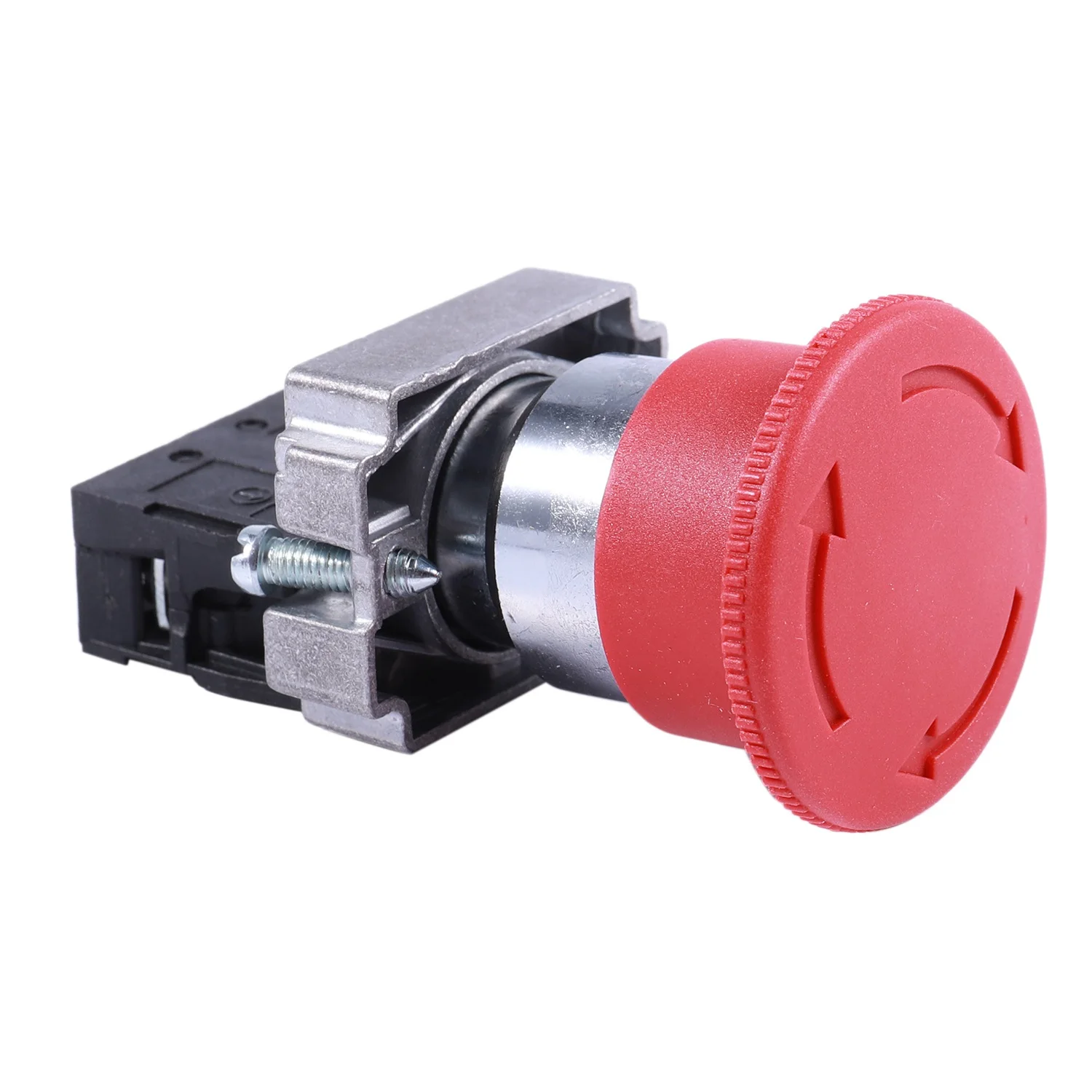 

22mm NC Red Mushroom Emergency Stop Push Button Switch 600V 10A ZB2-BE102C XB2-BS542X1