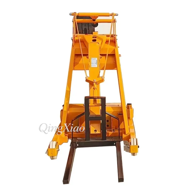 Warehouses Oil Drum Lifting Mini Forklift Built With Secure Oil Drum Gripper Compact Space Saving Body Solid Load Bearing Base