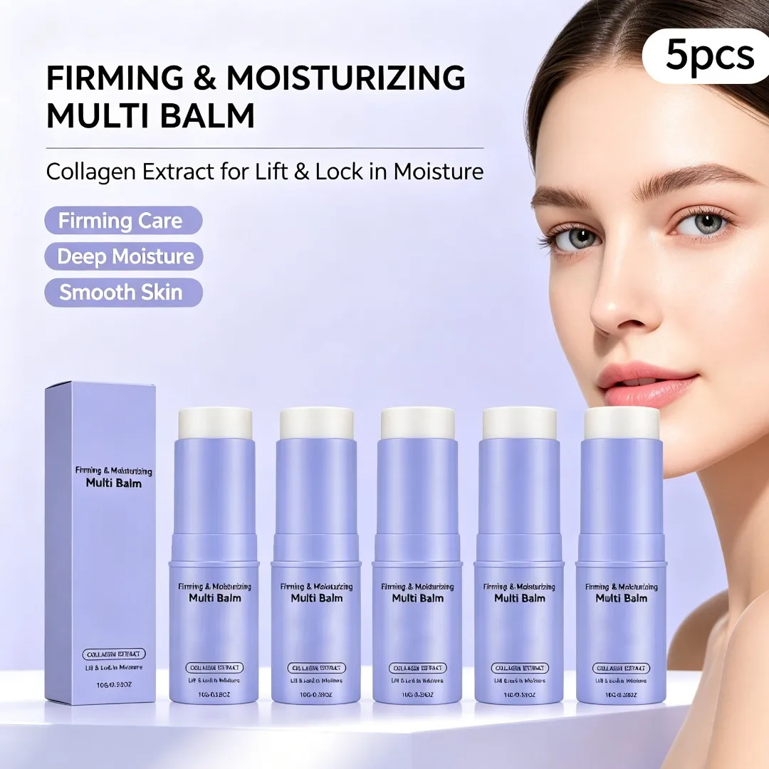 Collagen Lifting Stick Balm Cream 10g Portable Firming Hydrating Gentle Moisturizer Barrier Repair Increase Elasticity Skin Care