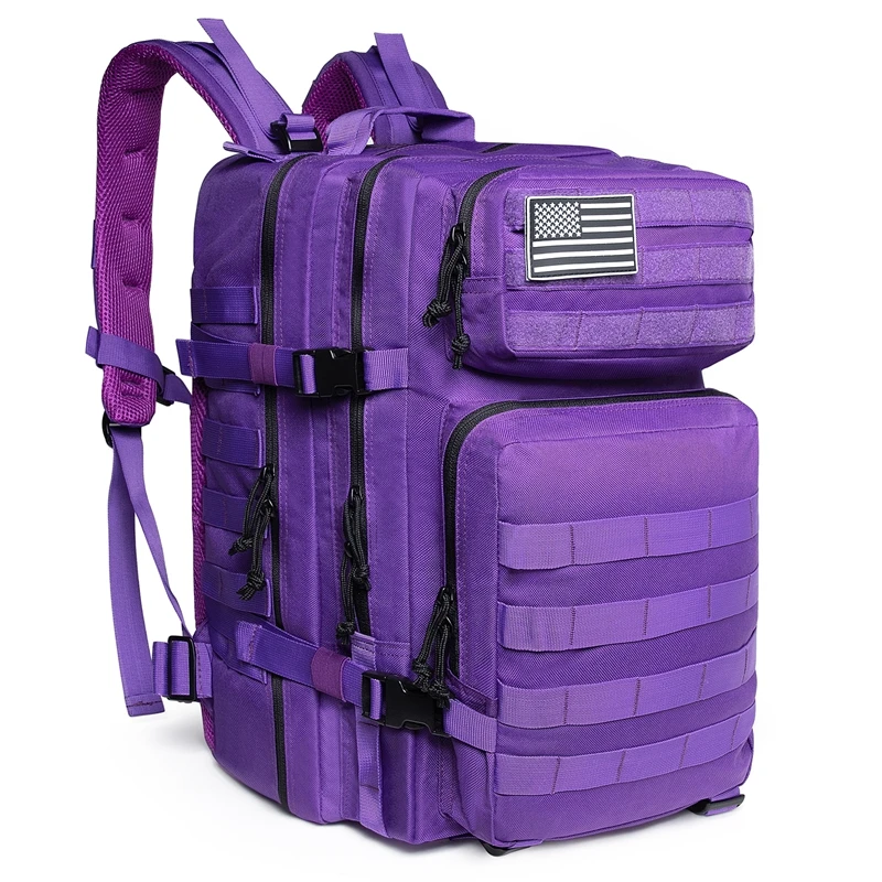 Mochila táctica MOLLE 45L entrenamiento gym y senderismo - imagen 2