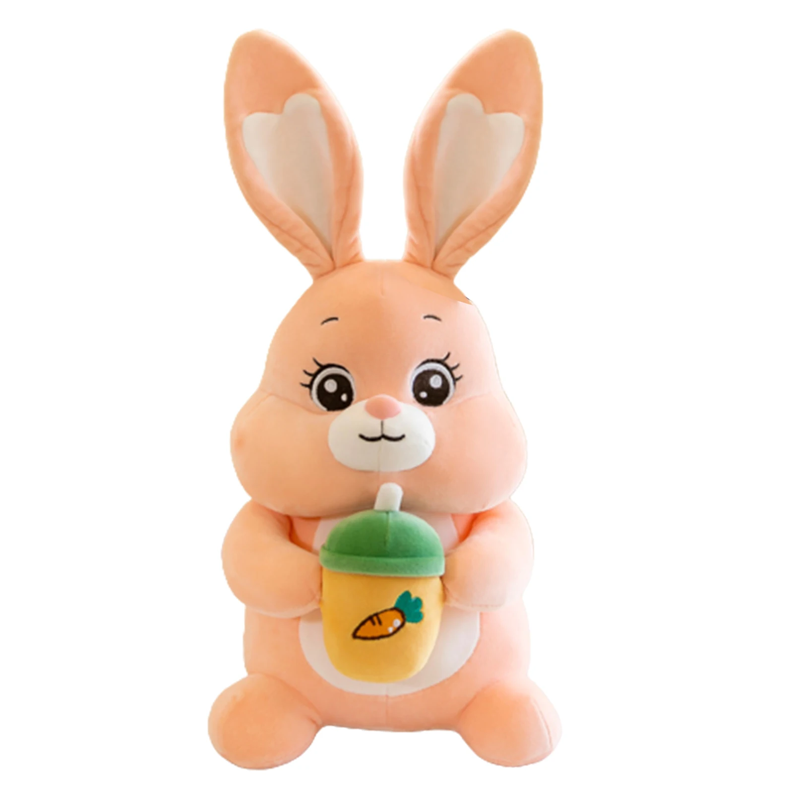 Adorável coelho boneca de pelúcia macio brinquedo de pelúcia criança abraçando travesseiro presente