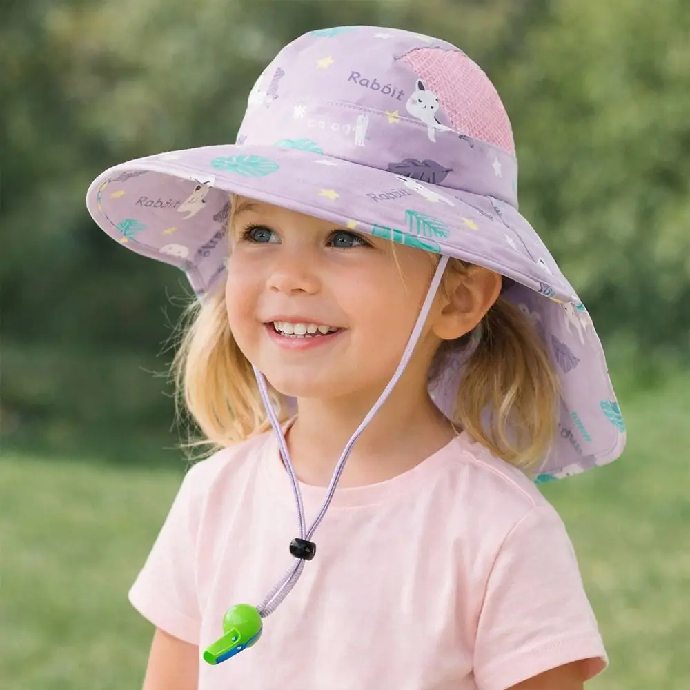 

Новая дышащая летняя детская панама с широкими полями для девочек, тонкая, с защитой от УФ-лучей, солнцезащитные принадлежности