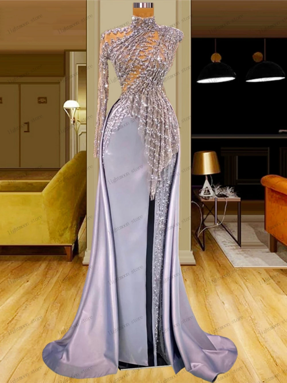 Exquisite Evening Dresses For Women One Shoulder Ball Gowns Sequin Appliques Floor Length Robes Vestidos De Gala Customized 2025