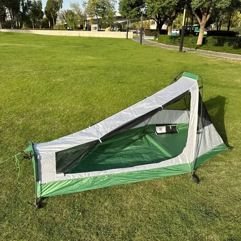 Functional Solo Adventure Shelter Integrated Ventilation System for Desert Survival Outdoor Tactical Tent Training Equipment