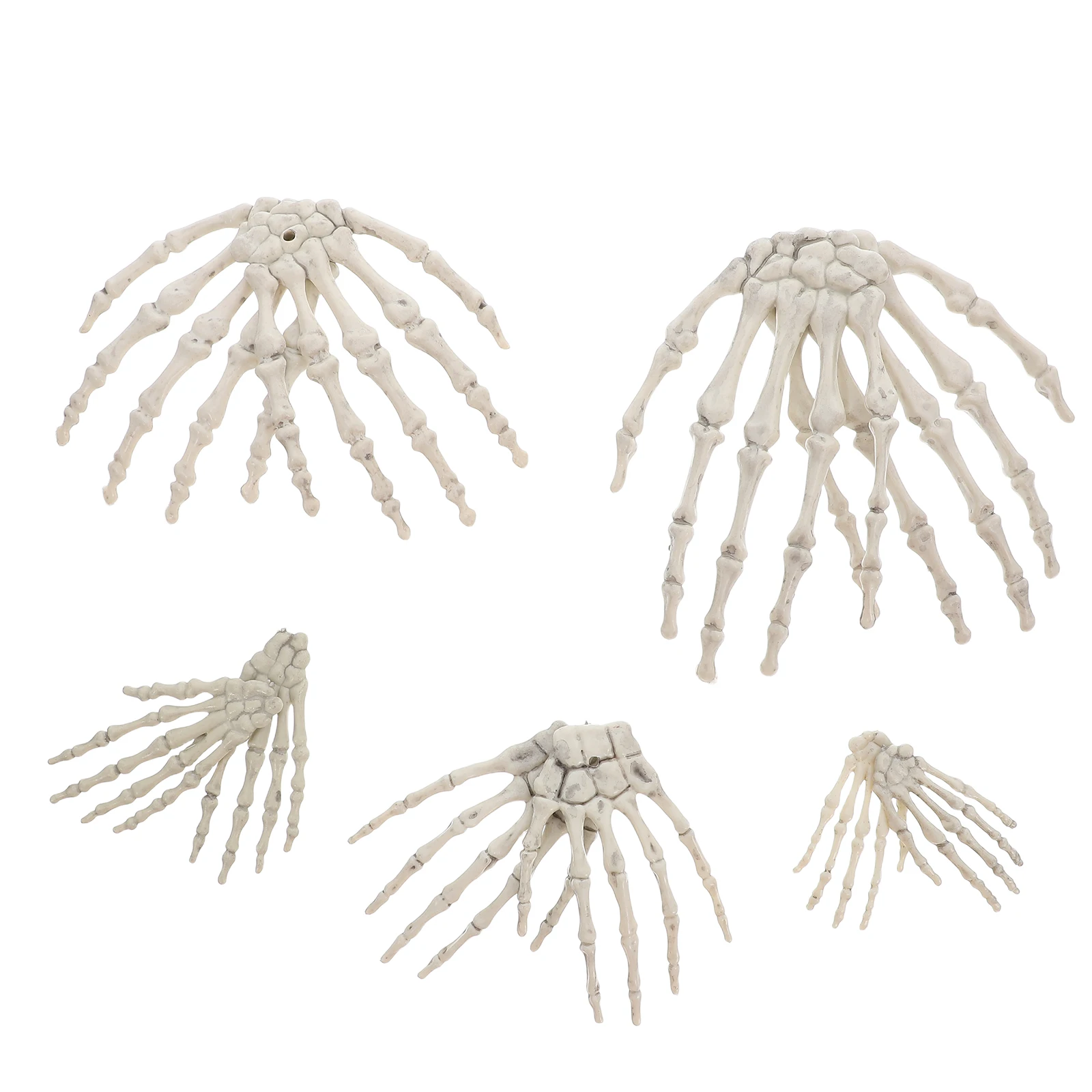

Hands Prop Halloween Party Scary Decor Garden Decoration Grey Lifelike Horror Hand Props For Festival